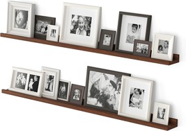 Wallniture Denver 48 Inch Long Floating Shelves For Wall, Narrow Picture... - £72.67 GBP