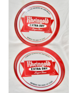 VINT. LOT OF 2 RHEINGOLD EXTRA DRY LAGER BEER- STURDY METAL TRAYS- BOLD ... - $18.81