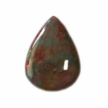 52.32 Carats TCW 100% Natural Beautiful Mossagate Pear Cabochon Gem by DVG - £20.35 GBP