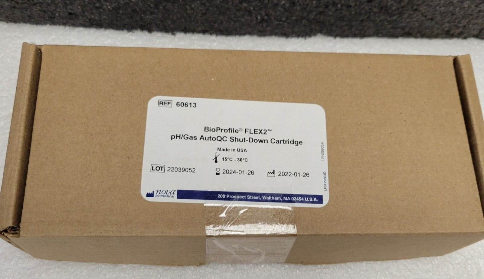 60613 Nova Biomedical BioProfile pH/Gas AutoQC Shut-Down Cartridge - $77.95