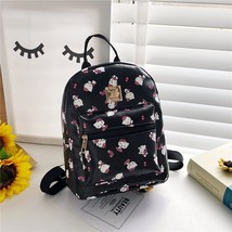   Lady Backpack Cute  Large Capacity Girl Travel Backpack Fashion Leather Durabl - $27.02