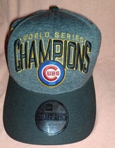 Cubs World Series Champions Locker Room Flex Fit Hat Grey 2016 - $18.61