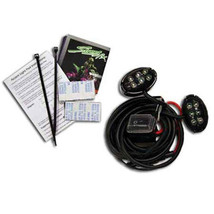 Street FX 1042522 Electropod White LED M/C Black Oval Pods - £14.80 GBP