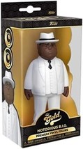 Notorious B.I.G. - Biggie Smalls in White Suit Hip Hop 5&quot; GOLD Premium Vinyl Fig - £10.23 GBP