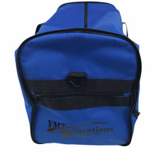 YMT Vacations Travel Gym Bag Duffel Carry On Blue Canvas 20X12 No Should... - $9.00