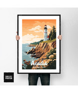 Acadia National Park Poster | Acadia Watch Tower Art Print | Home Office... - £17.23 GBP+