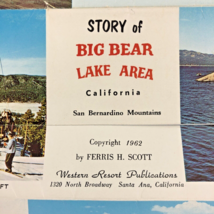 1962 Story of Big Bear Lake California San Bernardino Mountains Travel Souvenir - £15.52 GBP
