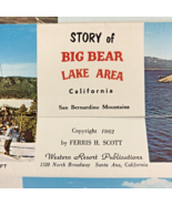 1962 Story of Big Bear Lake California San Bernardino Mountains Travel S... - £15.49 GBP