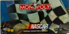 Vintage Monopoly Nascar Official Collector&#39;s Edition 1997 Board Game New... - $97.71 CAD