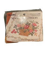 Vintage 2000 Bucilla Stamped Cross Stitch Bountiful Fruit TableRunner #64985 - £15.53 GBP