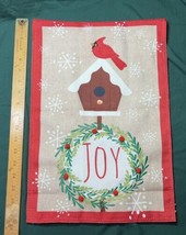 Christmas Themed Garden Flag 2 Sided Approximately 18 X 12.5&quot; - $4.00