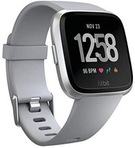 New - Fitbit Versa Smartwatch with Small &amp; Large Bands - Gray/Silver Alu... - $300.00