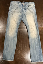 Scotch &amp; Soda Jeans Mens Ralston W 33 L 32 Light Blue Regular Made in Italy - £26.09 GBP
