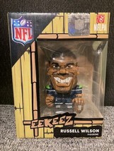 Eekeez Russel Wilson #3 Seahawks Wood Figure NFL Licensed Foco Tiki Style - $9.41