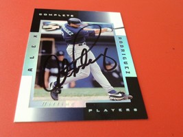 1998   ALEX  RODRIGUEZ  HAND  SIGNED  AUTOGRAPHED  PINNACLE  COMPLETE  P... - $49.99