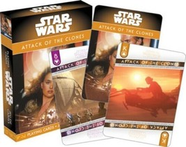Star Wars Episode II: Attack of the Clones Photo Illustrated Playing Cards Deck - £4.94 GBP