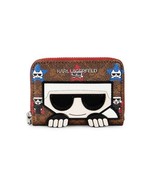 KARL LAGERFELD PARIS Logo Wallet – Brown/Khaki - $65.00