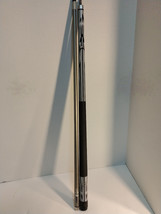 Vtg Sportcraft Fiber Glass Pool Cue Stick Black Ornate Point 58” 2-Piece... - £67.86 GBP