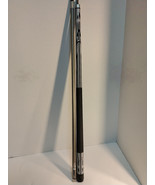 Vtg Sportcraft Fiber Glass Pool Cue Stick Black Ornate Point 58” 2-Piece... - £66.68 GBP