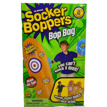 Socker Boppers Power Bag Standing Inflatable Punching Bag New - $10.59