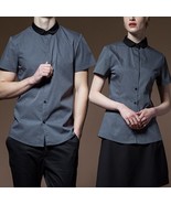 Chef Short Sleeve Culinary Catering Coat Shirt Jacket For Men Women - €19,09 EUR