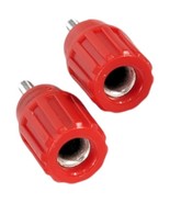 Pyle PD1000BA and PT8050ch Red Knobs PARTS Speaker Output Positive Piece... - $16.83