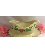 New Franciscan Desert Rose Gravy Boat With Fast Stand Serving Piece Grea... - $370.97 MXN