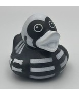 Collectible  Halloween Rubber Duck Toy Jeep Bath Ducky Black Skeleton Bo... - $7.92