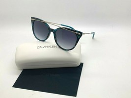 NEW Calvin Klein Sunglasses CK4362S 432 BLUE MARBLE 54-17-140MM CASE - £34.86 GBP