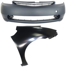 5211947903, 5380147030 New Bumper Covers Fascias Set of 2 Front for Priu... - $354.99