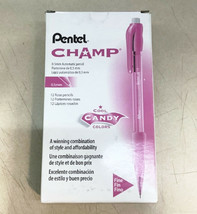 NEW Pentel Champ 12-PACK 0.5MM Automatic Pencil Rose AL15B Cool Candy Co... - $15.94