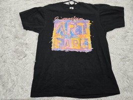 Vintage 80s 90s L T-Shirt Birmingham Art Fair Single Stitch USA Short Sl... - $14.90