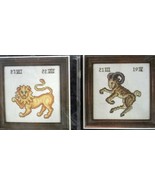 Lanarte 33432 + 33428 Counted Cross Stitch New Kits Zodiac Leo Lion Arie... - £31.15 GBP