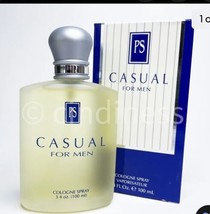 Casual PS By Paul Sebastian 3.4oz /100 ml Cologne Men Spray Rare Vintage - NEW - £180.23 GBP