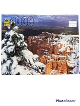 Vintage Merrigold Press 1000 Piece Jigsaw Puzzle Rainbow Point Bryce UT 1996 New - $17.99
