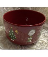Rare Waechtersbach Germany Red Peanuts Snoopy Deep Serving Bowl 8 1/2&quot; x... - $98.95