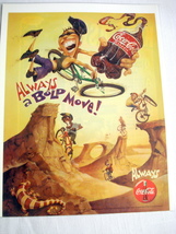 1999 Color Ad Coca-Cola Ad Always A Bold Move - $8.99
