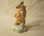 1985 Care Bears 2&quot; Attachable Zipper Fob keychain figure: Cheer Bear - $5.00