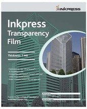 Resin-Based Inkjet Film, 7 Mil Inkpress Transparency. - £35.29 GBP