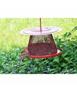 Red Bird Feeder Garden Area Backyard Attract Cardinals Finches Chickadee... - £44.44 GBP