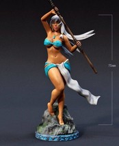 1/24 75mm 3D Print Model Kit Beautiful Girl Princess of the Seas Unpainted - $46.89