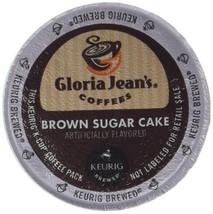96/PACK - Gloria Jean&#39;s Brown Sugar Cake Coffee K-Cup Pods BULK PACKAGING - $29.99