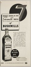 1936 Print Ad Bushmills Whiskey Made in Ireland Magic Seventh Drink - £9.15 GBP