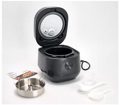 GreenPan Fuzzy Logic Carb Reducing 8 Cup Rice Cooker &amp; Tools - $68.40 CAD