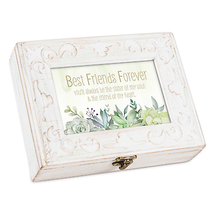 Best Friends Forever Musical Keepsake Box With Photo Frame - £30.66 GBP