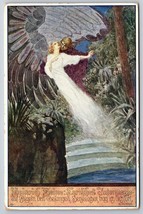 E. Kutzer Heinrich Heine Romantic Series Angel UNP Unused DB Postcard G15 - £14.77 GBP
