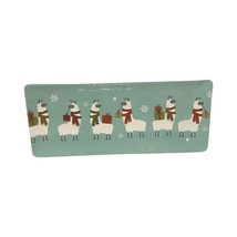 New Pier 1 Ironstone Christmas Llama 14&quot; Serving Platter - Festive Decor - £13.70 GBP