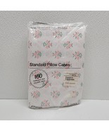 Vintage Jcpenney 2 Standard Size Pillow Cases Country Manor Floral NOS - $19.25