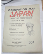 World War II Occupation  Map Japan and the Far East printed both sides 4... - €43,08 EUR