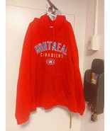 Montreal Canadiens Adult XL Extra Large red Pullover Hoodie NHL 104648 !... - $27.42 CAD